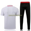 Manchester United Trainings Poloshirt 2022-23 Weiß Rot Weiß Für Herren